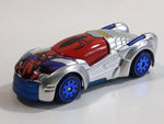 2011 Maisto Marvel Spiderman Armored Chrome Die Cast Toy Car Vehicle