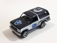 VHTF 1999 Racing Champions '80 Ford Bronco NHL Vancouver Canucks Ice Hockey Team Dark Blue and White Die Cast Toy Car Vehicle