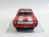 VHTF 1999 ERTL RC2 1964 Ford Mustang NHL Detroit Red Wings Ice Hockey Team Red and White Die Cast Toy Car Vehicle with Opening Hood and Rubber Tires