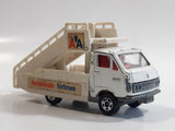 Vintage 1974 Tomica Tomy Pocket Cars No. 38 50 Toyota Hiace American Airlines Airport Airplane Stairs Truck White 1/68 Scale Die Cast Toy Car Vehicle Made in Japan