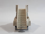 Vintage 1974 Tomica Tomy Pocket Cars No. 38 50 Toyota Hiace American Airlines Airport Airplane Stairs Truck White 1/68 Scale Die Cast Toy Car Vehicle Made in Japan