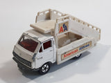 Vintage 1974 Tomica Tomy Pocket Cars No. 38 50 Toyota Hiace American Airlines Airport Airplane Stairs Truck White 1/68 Scale Die Cast Toy Car Vehicle Made in Japan