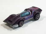 Vintage 1971 Hot Wheels Red Lines Bugeye Spectraflame Magenta Purple Die Cast Toy Car Vehicle with Opening Hood