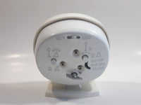 Vintage Westclox Baby Ben Glow in the Dark Hands White Windup Alarm Clock Made in U.S.A.