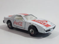 1988 Hartoy Coca Cola Coke Soda Pop Porsche 935 White Red #2 Die Cast Toy Car Vehicle with Opening Doors (Missing a Door)