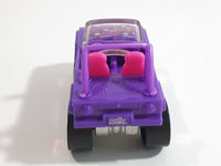 2007 Mattel Polly Pocket Jeep Purple Plastic Body Die Cast Toy Car Vehicle J1679