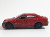 Motor Max No. 6066 Mercedes-Benz C Class Red Die Cast Toy Luxury Car Vehicle