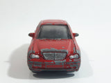 Motor Max No. 6066 Mercedes-Benz C Class Red Die Cast Toy Luxury Car Vehicle