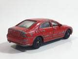 Motor Max No. 6066 Mercedes-Benz C Class Red Die Cast Toy Luxury Car Vehicle