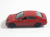 Motor Max No. 6066 Mercedes-Benz C Class Red Die Cast Toy Luxury Car Vehicle