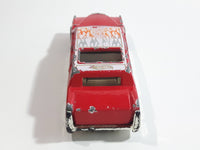 2002 Hot Wheels Happy Birthday Limozeen Red Enamel Die Cast Toy Car Limousine Limo Vehicle