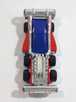 Maisto Unknown Model Red Blue Chrome Die Cast Toy Car Vehicle