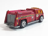 2006 Matchbox Fire 1 Water Pumper Fire Truck Red Die Cast Toy Emergency Rescue Firefighting Vehicle