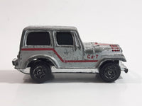 Summer Marz Karz No. s8301 Jeep CJ-7 Silver Grey with Black Roof Die Cast Toy Car Vehicle