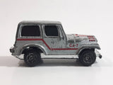 Summer Marz Karz No. s8301 Jeep CJ-7 Silver Grey with Black Roof Die Cast Toy Car Vehicle