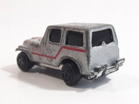 Summer Marz Karz No. s8301 Jeep CJ-7 Silver Grey with Black Roof Die Cast Toy Car Vehicle
