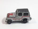 Summer Marz Karz No. s8301 Jeep CJ-7 Silver Grey with Black Roof Die Cast Toy Car Vehicle
