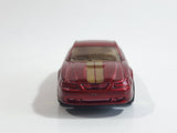 VHTF Rare 2004 Matchbox '99 Mustang Dark Red with Gold Stripes Die Cast Toy Car Vehicle