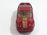 VHTF Rare 2004 Matchbox '99 Mustang Dark Red with Gold Stripes Die Cast Toy Car Vehicle