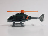 2018 Matchbox Wildfire Rescue Rescue Helicopter Dark Green Die Cast Toy Aircraft Vehicle