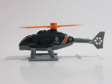 2018 Matchbox Wildfire Rescue Rescue Helicopter Dark Green Die Cast Toy Aircraft Vehicle