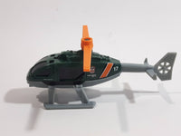 2018 Matchbox Wildfire Rescue Rescue Helicopter Dark Green Die Cast Toy Aircraft Vehicle