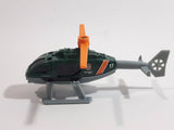 2018 Matchbox Wildfire Rescue Rescue Helicopter Dark Green Die Cast Toy Aircraft Vehicle
