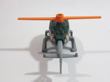 2018 Matchbox Wildfire Rescue Rescue Helicopter Dark Green Die Cast Toy Aircraft Vehicle