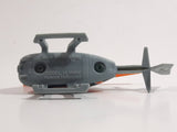 2018 Matchbox Wildfire Rescue Rescue Helicopter Dark Green Die Cast Toy Aircraft Vehicle