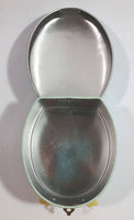Build-A-Bear Easter Bunny Themed Small Lunch Box Style Tin Metal Container with Handle