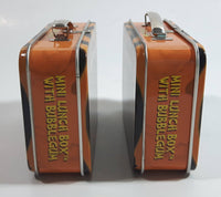 2002 JOKS The Osbourne Family Bubble Gum Miniature Lunch Box Style Tin Metal Container Set of 2