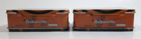2002 JOKS The Osbourne Family Bubble Gum Miniature Lunch Box Style Tin Metal Container Set of 2
