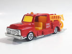 Unknown Brand Fire Dept Ladder Truck Red Die Cast Toy Car Vehicle