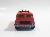 2002 Matchbox Rescue Rookies Bucket Fire Truck Red Red Die Cast Toy Car Vehicle