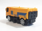 Maisto Street Sweeper Yellow Die Cast Toy Car Vehicle
