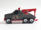 2003 Matchbox Wrecker Truck Gunmetal Gray Green with Red Die Cast Toy Car Vehicle