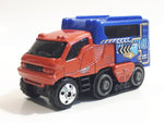 2002 Matchbox Kids' Cars of the Year Snow Tracker Arctic Track Truck Metallic Dark Orange and Blue Die Cast Toy Car Vehicle