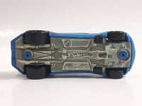 2009 Hot Wheels Color Shifters Nitro Doorslammer Aston Martin Blue and to Dark Blue Die Cast Toy Car Vehicle