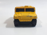 2003 Matchbox Special Edition Hummer Rescue Humvee Yellow 1:70 Scale Die Cast Toy Car Vehicle with Opening Rear Hatch