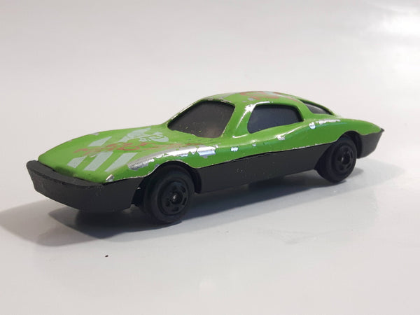 Unknown Brand #102 Motor Rider Green Die Cast Toy Car Vehicle
