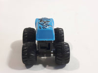 Unknown Brand Blue Monster Truck #24 Miniature Plastic Die Cast Toy Car Vehicle