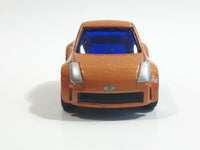 Welly No. 2718 2003 Nissan Fairlady Z Dark Orange Pullback Friction Motorized Die Cast Toy Car Vehicle