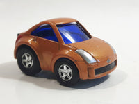 Welly No. 2718 2003 Nissan Fairlady Z Dark Orange Pullback Friction Motorized Die Cast Toy Car Vehicle