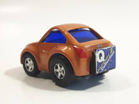 Welly No. 2718 2003 Nissan Fairlady Z Dark Orange Pullback Friction Motorized Die Cast Toy Car Vehicle