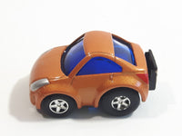 Welly No. 2718 2003 Nissan Fairlady Z Dark Orange Pullback Friction Motorized Die Cast Toy Car Vehicle