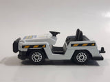 Fast Lane DKF1 Airport Service Luggage Trolley Cart White Die Cast Toy Car Vehicle