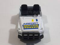 Fast Lane DKF1 Airport Service Luggage Trolley Cart White Die Cast Toy Car Vehicle