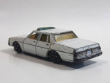 Vintage Warner Bro. ERTL Dukes of Hazzard 1980 Pontiac Bonneville Sheriff Police Cop White Die Cast Toy Car Vehicle TV Show Collectible Blue Lights