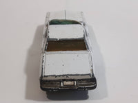 Vintage Warner Bro. ERTL Dukes of Hazzard 1980 Pontiac Bonneville Sheriff Police Cop White Die Cast Toy Car Vehicle TV Show Collectible Blue Lights