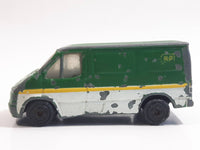 1994 Hot Wheels Auto City Corgi Transit Van Casting BP Green and White Die Cast Toy Car Vehicle